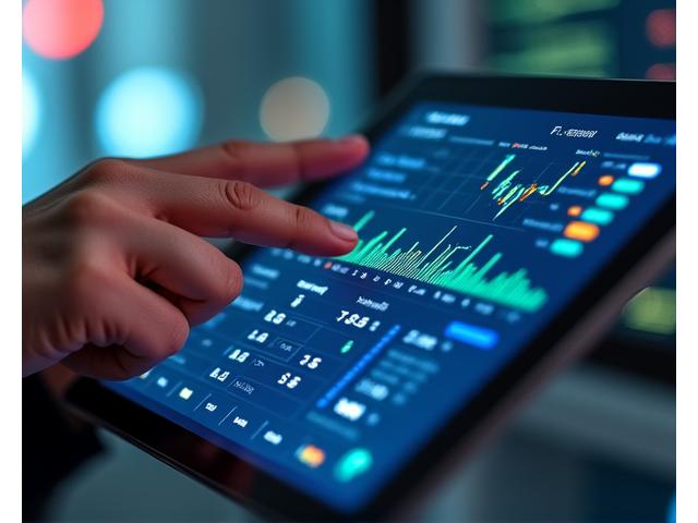 Hands on trading simulation interface with real-time stock data